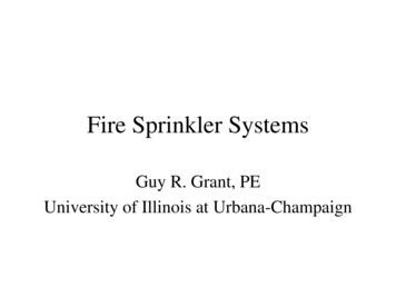 Fire Sprinkler Systems - GUARD FOR SAFETY