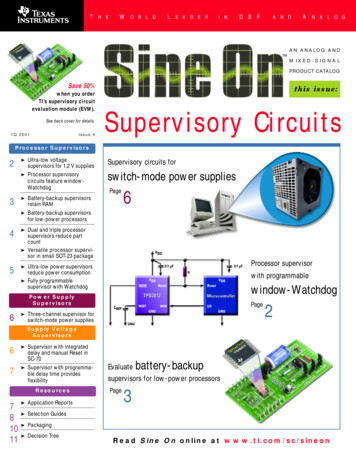 Save 50% Supervisory Circuits