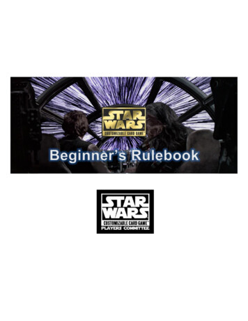 Star Wars CCG - The Beginner's Rulebook.