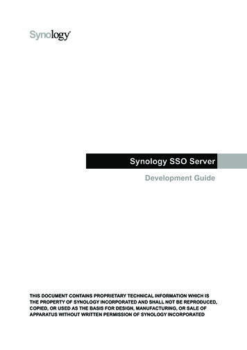 Synology SSO Server