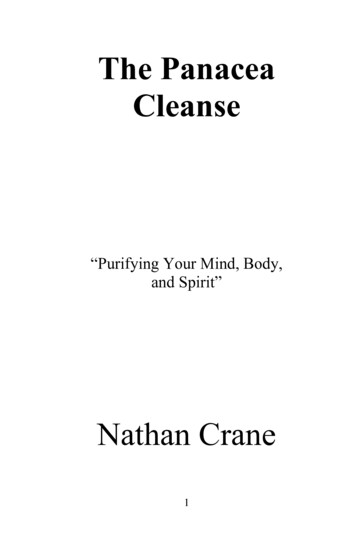 The Panacea Cleanse - Nathan Crane