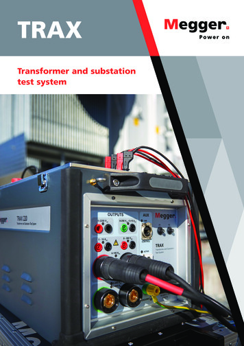 Transformer And Substation Test System - Megger-service-excellence 