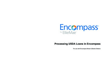 Processing USDA Loans In Encompass - ICE Mortgage Technology
