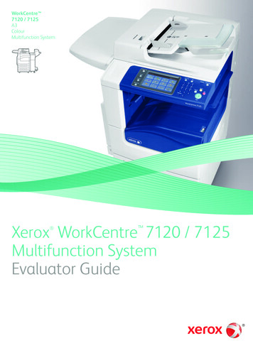 WorkCentre 7120 / 7125 Multifunction System - Xerox