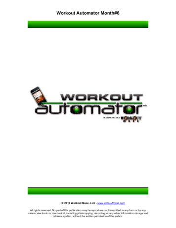 Workout Automator Month#6 - IronBody Fitness