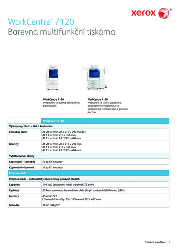 WorkCentre 7120 Barevná Multifunkční Tiskárna - Sunsoft.sk