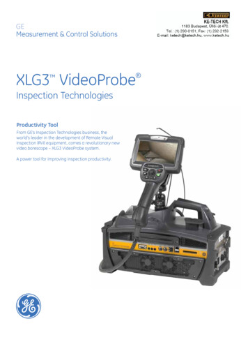 XLG3 VideoProbe - Műszeroldal