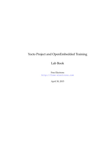 Yocto Project And OpenEmbedded Training Lab Book - GitHub Pages