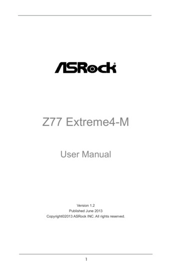 Z77 Extreme4-M - ASRock