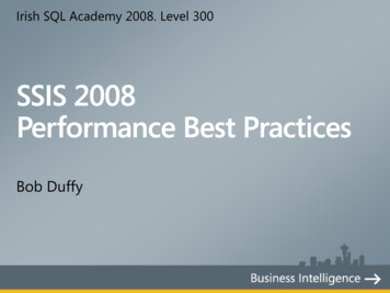 SSIS Best Practices