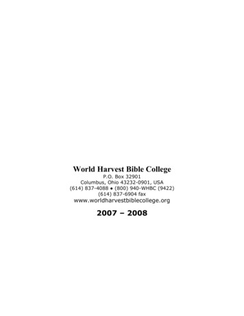 World Harvest Bible College