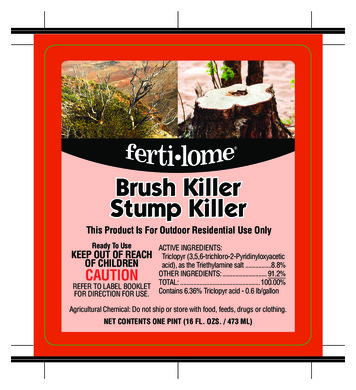 Brush Killer Stump Killer - Ferti-lome