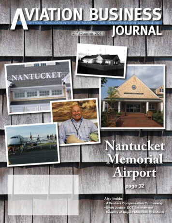 Nantucket Memorial Airport - National Air Transportation Association
