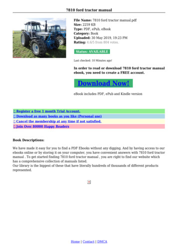 7810 Ford Tractor Manual - Webhostmurah 