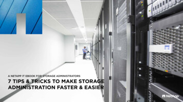 7 Tips To Make Storage Administration Faster - NetApp