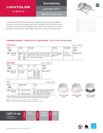 LyteCaster LED 5 L5R Round Downlight - Assets.signify 