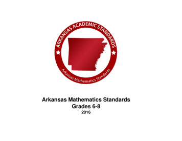 Arkansas Mathematics Standards Grades 6-8