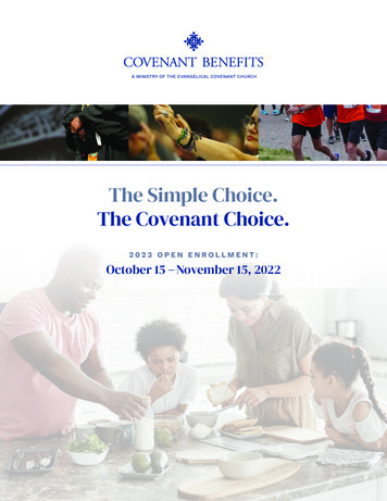 The Simple Choice. The Covenant Choice.