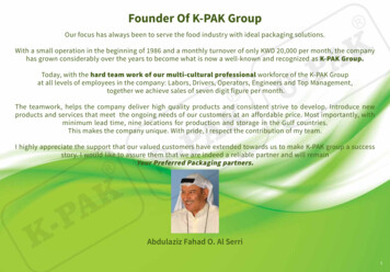 Founder Of K-PAK Group