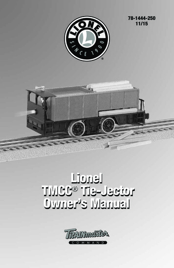 Lionel TMCC Owner's Manual - M.manuals.plus
