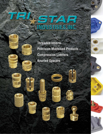 Tri-Star Industries Threaded Inserts For Plastics - Thomasnet