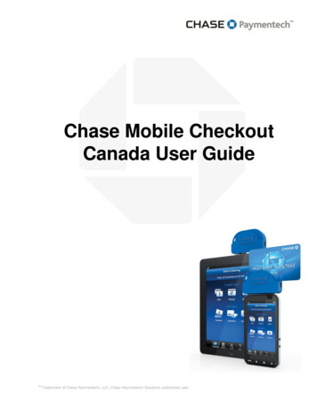 Chase Mobile Checkout Canada User Guide - Archive 