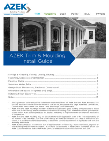 AZEK Trim & Moulding Install Guide - Lowe's