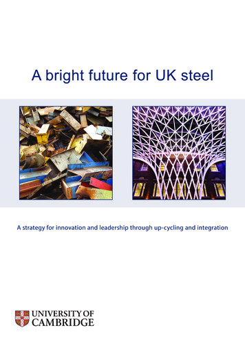 A Bright Future For UK Steel - University Of Cambridge