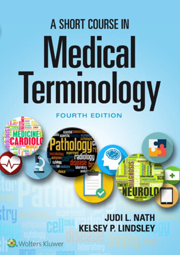 A Short Course In Medical Terminology - Booksca.ca