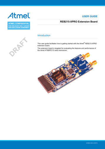 REB215-XPRO Extension Board (USER GUIDE)