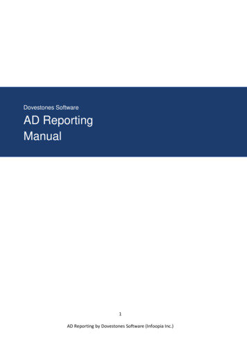 Dovestones Software AD Reporting Manual