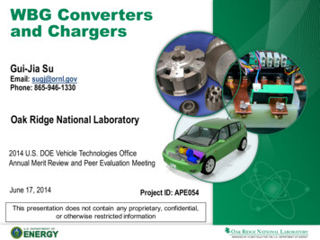 WBG Converters And Chargers