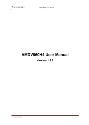AMDV960H4 User Manual