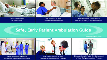 Safe, Early Patient Ambulation Guide