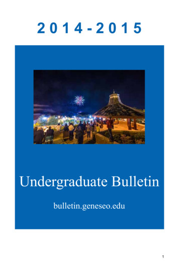 Bulletin.geneseo.edu