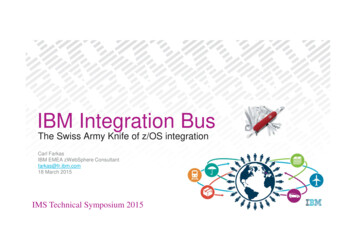 IBM Integration Bus - KIESSLICH CONSULTING