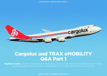 Cargolux And TRAX EMOBILITY Q&A Part 1