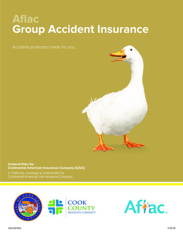 Aflac Group Accident Insurance - Cook County, Illinois