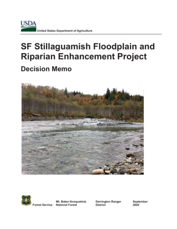 SF Stillaguamish Floodplain And Riparian Enhancement Project