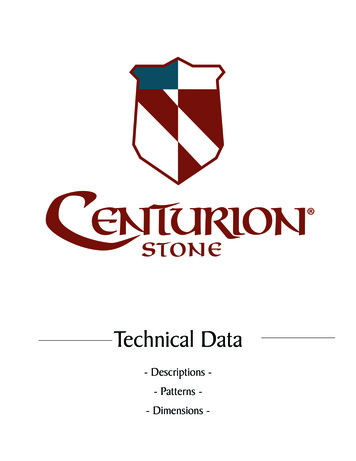 Technical Data - Centurion Stone
