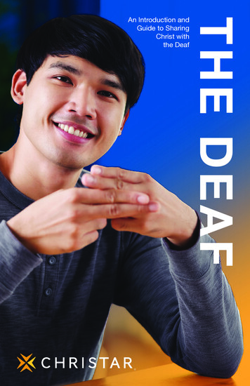 An Introduction And Guide To Sharing Christ With The Deaf