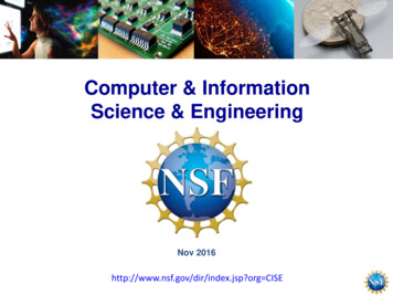 Computer & Information Science & Engineering