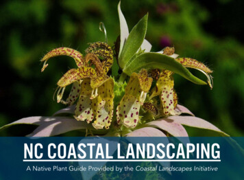 NC COASTAL LANDSCAPING - North Carolina Native Plant Society