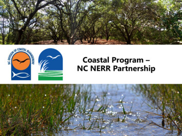 Coastal Program - NC NERR Partnership