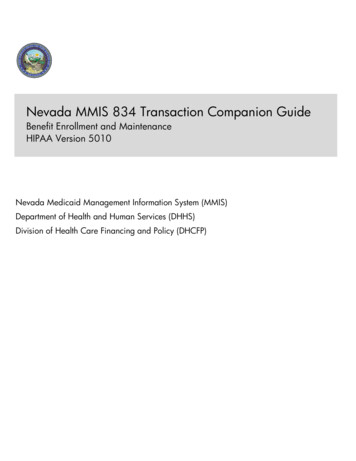 NV 834 5010 Companion Guide - Nevada