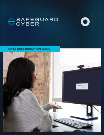 OKTA CONFIGURATION GUIDE - SafeGuard Cyber