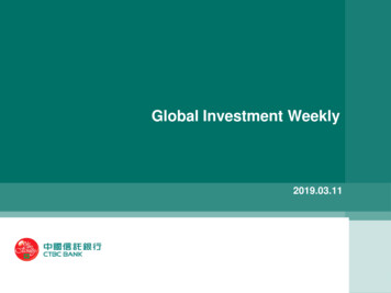Global Investment Weekly - CTBC Private Bank