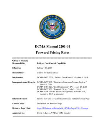 Forward Pricing Rates V.508C 05182021 - DCMA