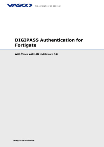 DIGIPASS Authentication For Fortigate - Community.fortinet 