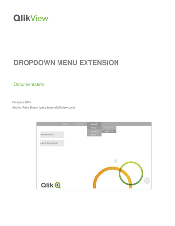 DROPDOWN MENU EXTENSION - Qlik